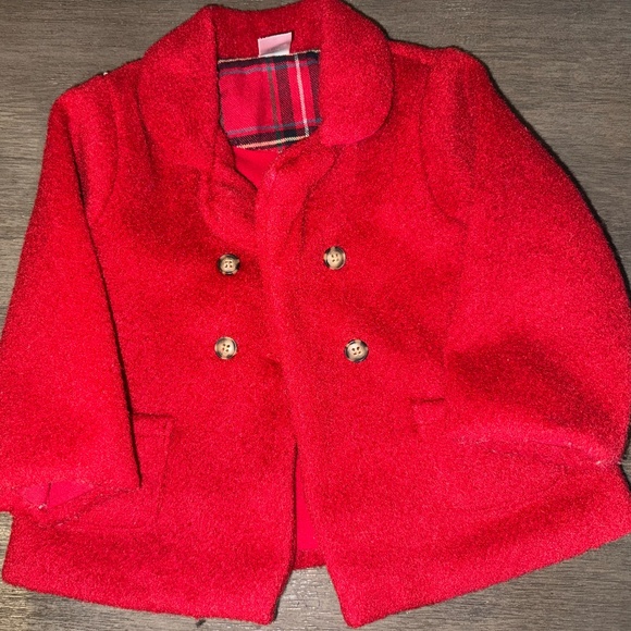 Baby Girls Carter Fleece-Lined Pea coat - Picture 1 of 1
